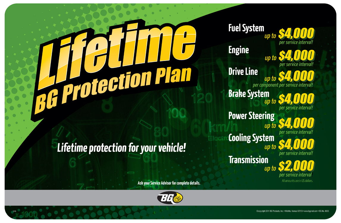 BG lifetime Protection Plan Facts