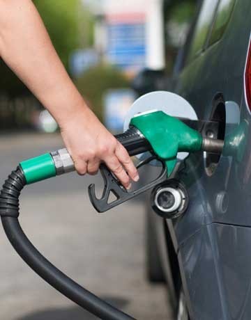 pumping fuel into car