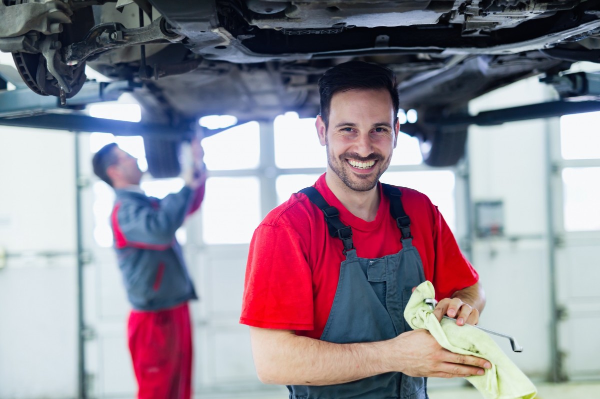 technician in the shop